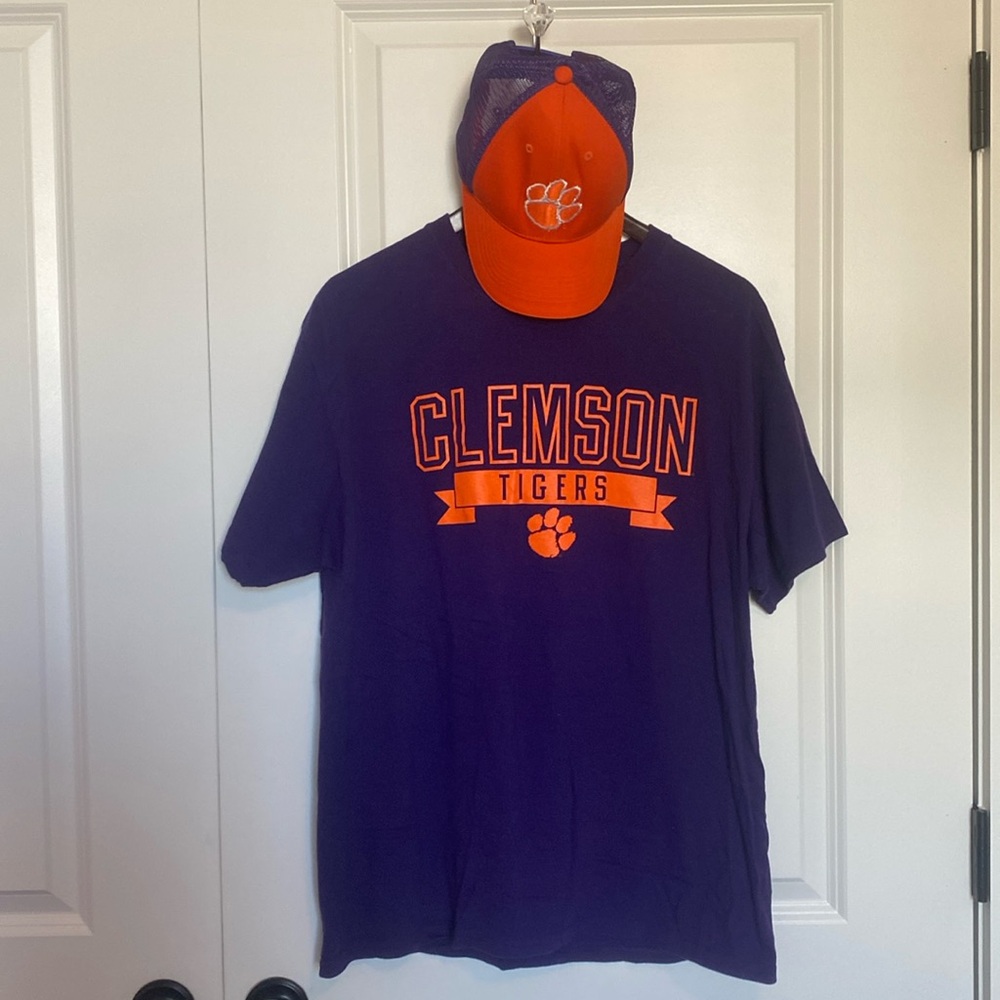 Bundle of Clemson T‎ Shirt and Hat